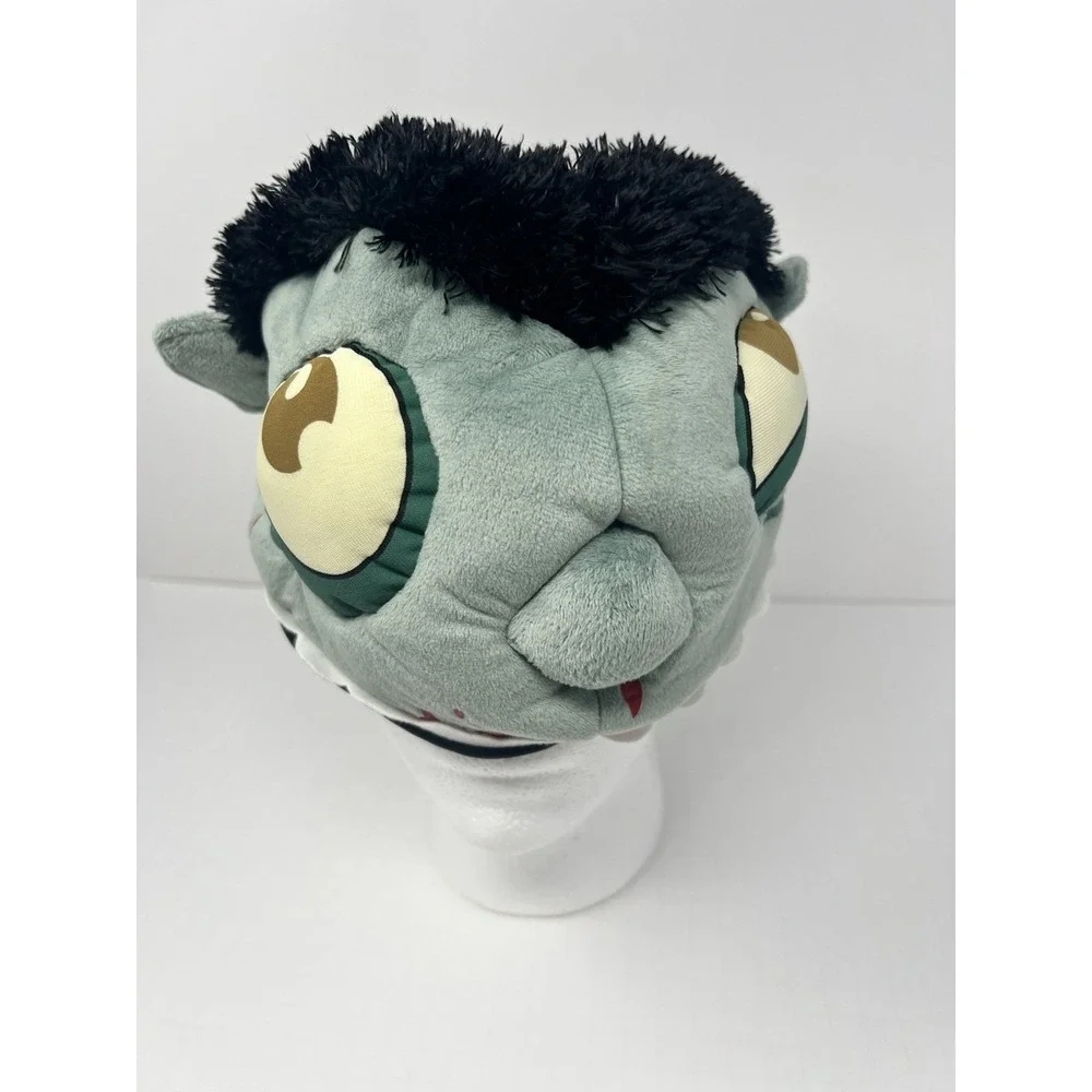 Think Geek Plush Zombie Hat Brain Eating Cap Halloween Costume Prop Soft Novelty